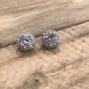 Large stud earrings